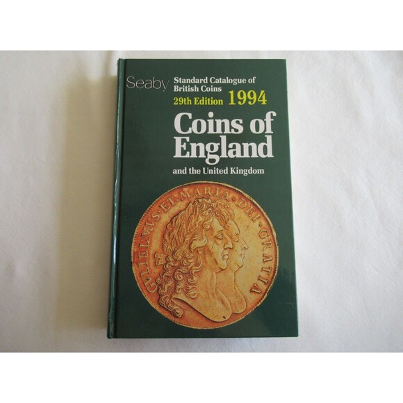 Other - VINTAGE COIN BOOK 1994 SEABY CATALOGUE COINS OF ENGLAND & THE UK 29th EDITION